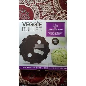 VEGGIE ‎ BULLET  Angel Hair blade Spiralize in seconds !